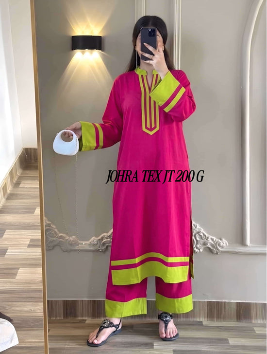 Johra Tex JT 200 Viscose Rayon Casual Wear Co-Ord Set