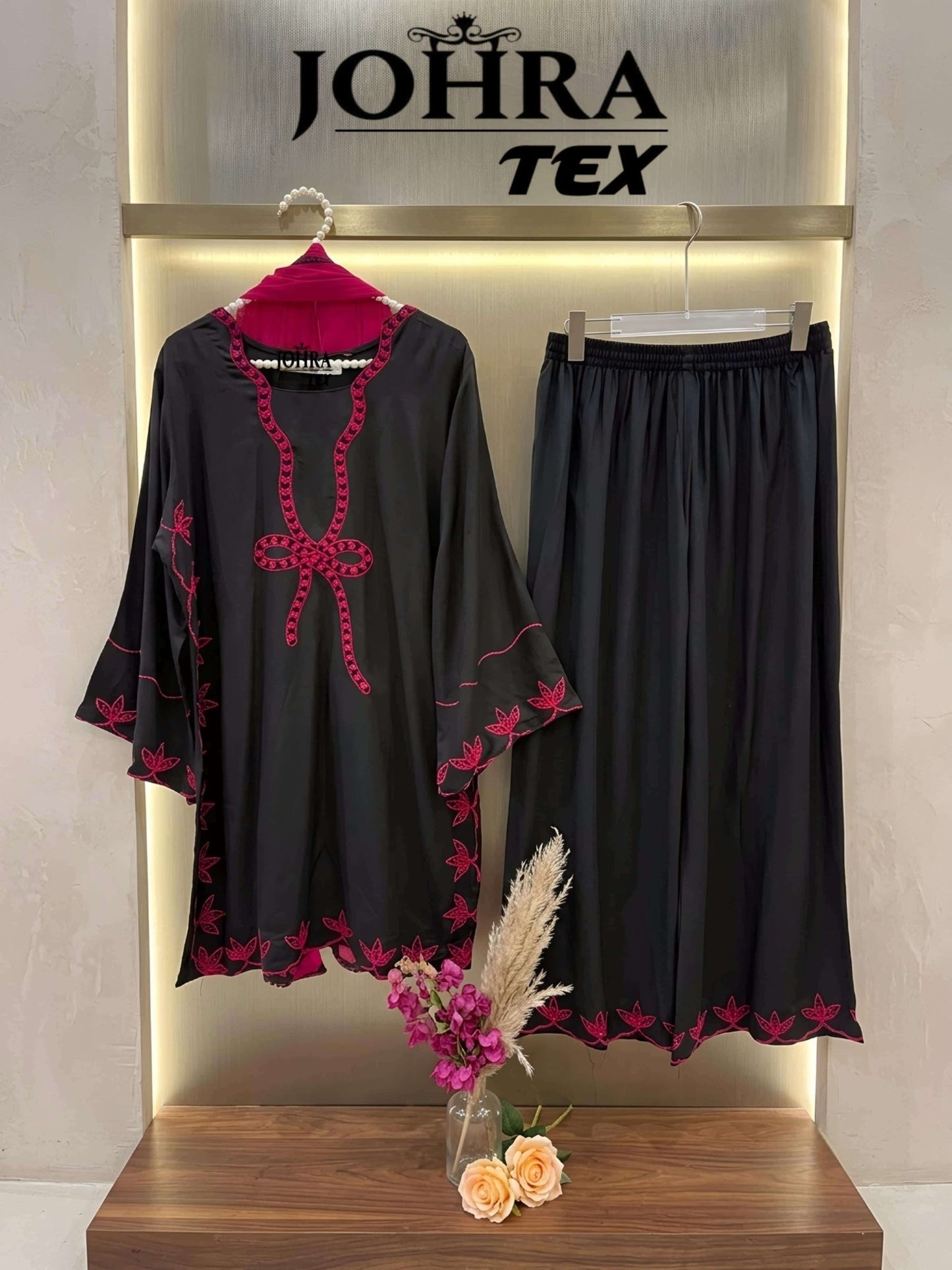Johra Tex JT-201 Viscose Rayon Printed Stitched Pakistani Suit Set - Amrah Wholesale