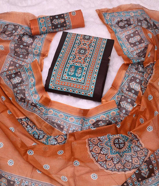 JS Priya Ajrakh Pehnava Vol 4 Cotton Dress Material