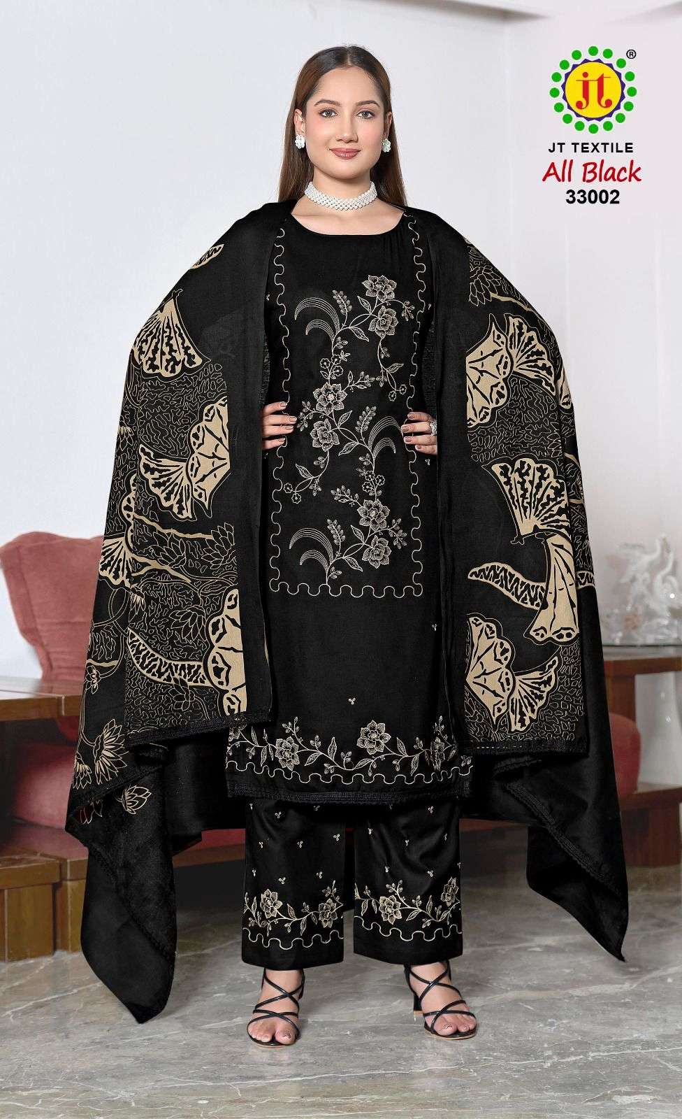 Jt Textile All Black Vol-33