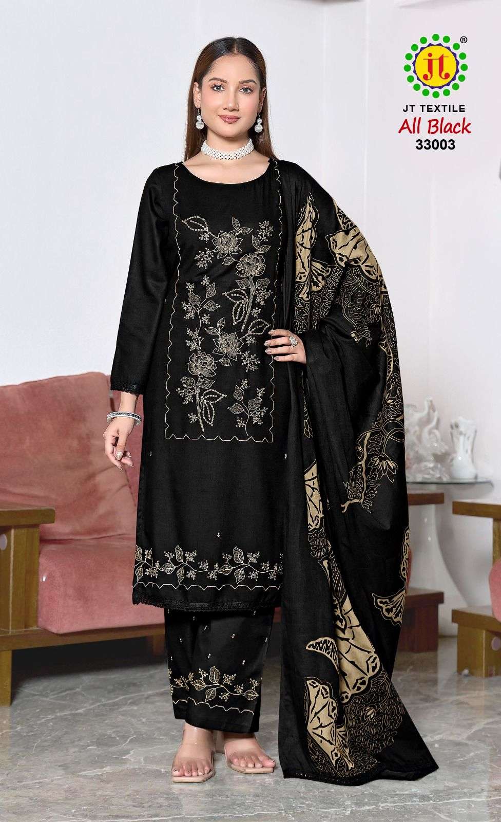 Jt Textile All Black Vol-33