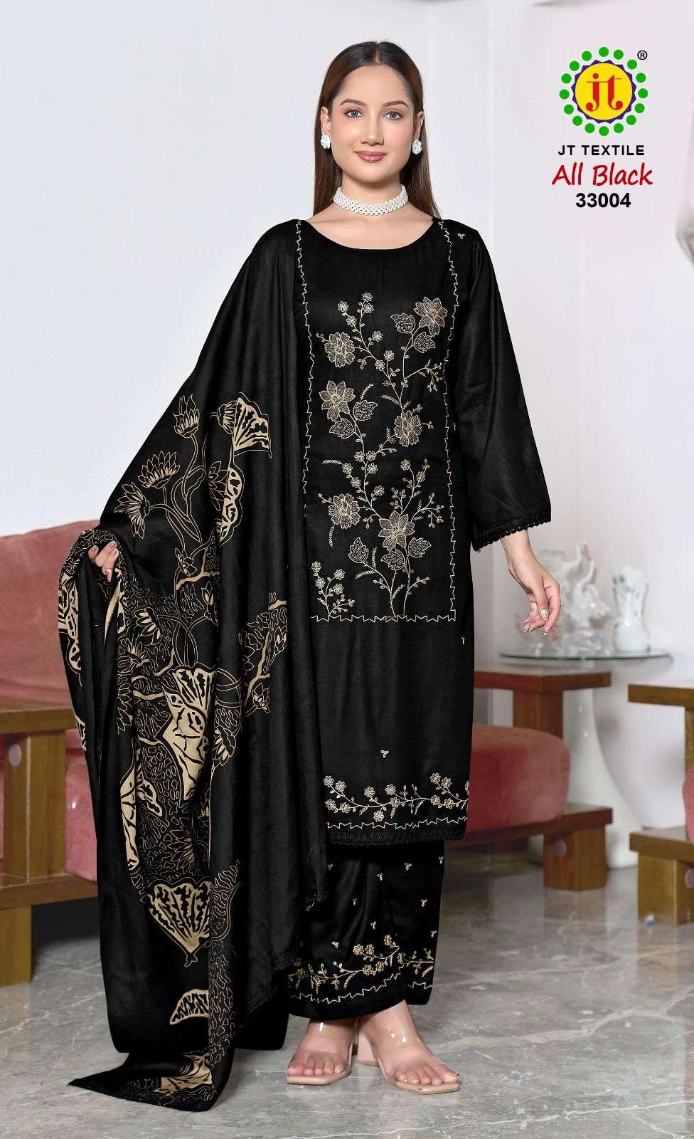 Jt Textile All Black Vol-33