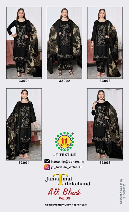 Jt Textile All Black Vol-33