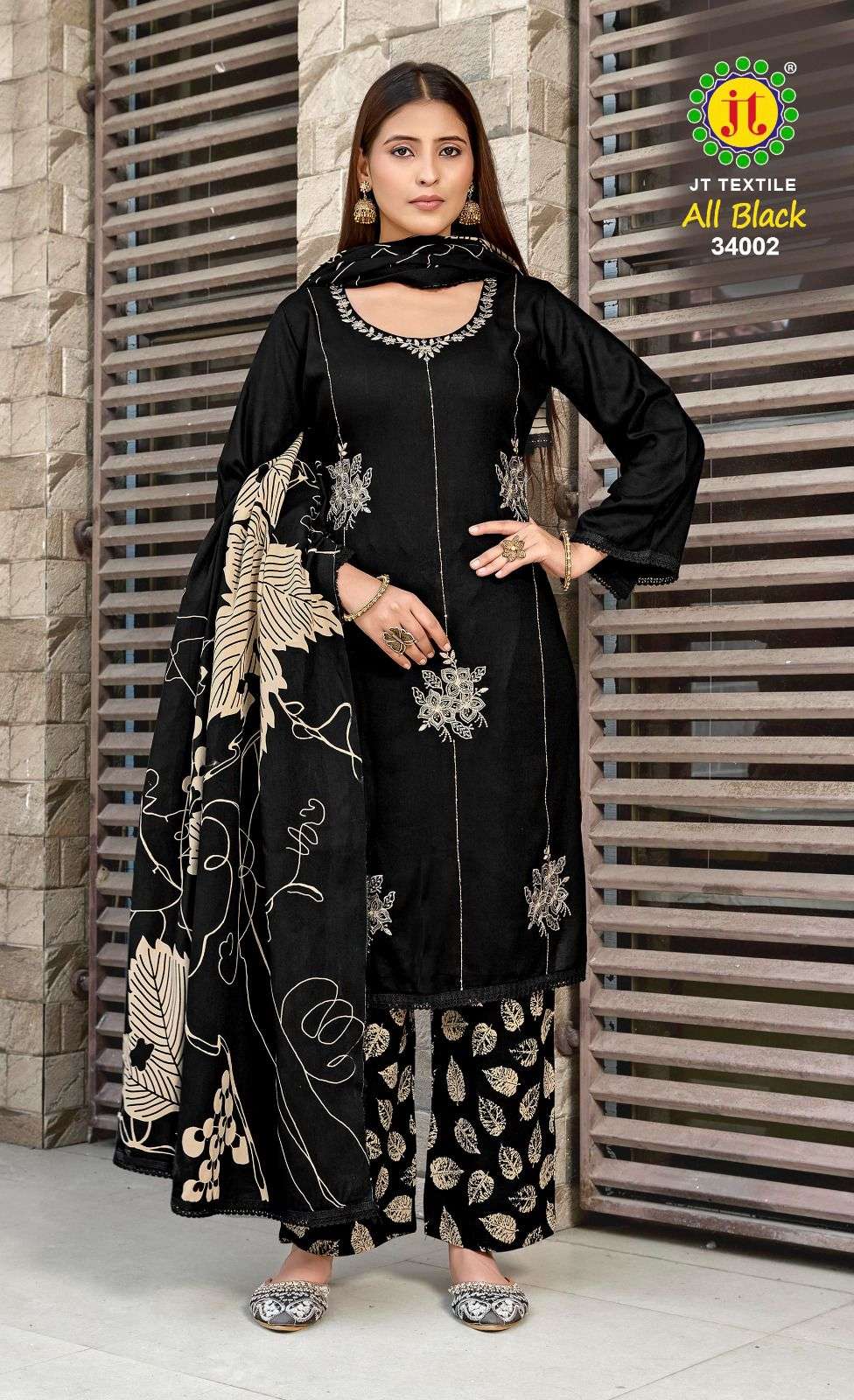 Jt Textile All Black Vol-34