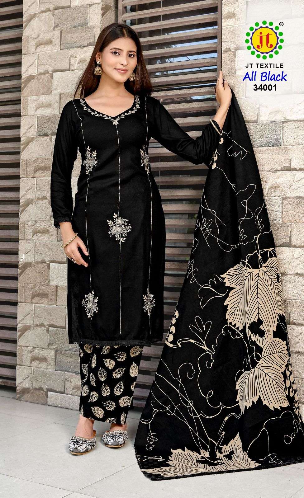 Jt Textile All Black Vol-34