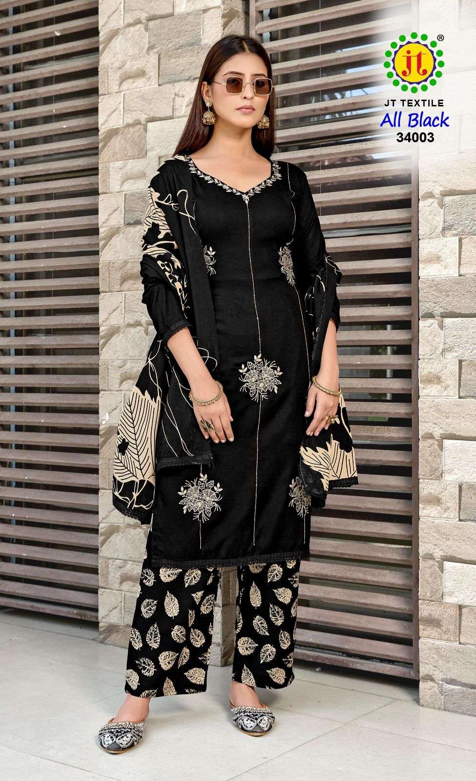 Jt Textile All Black Vol-34