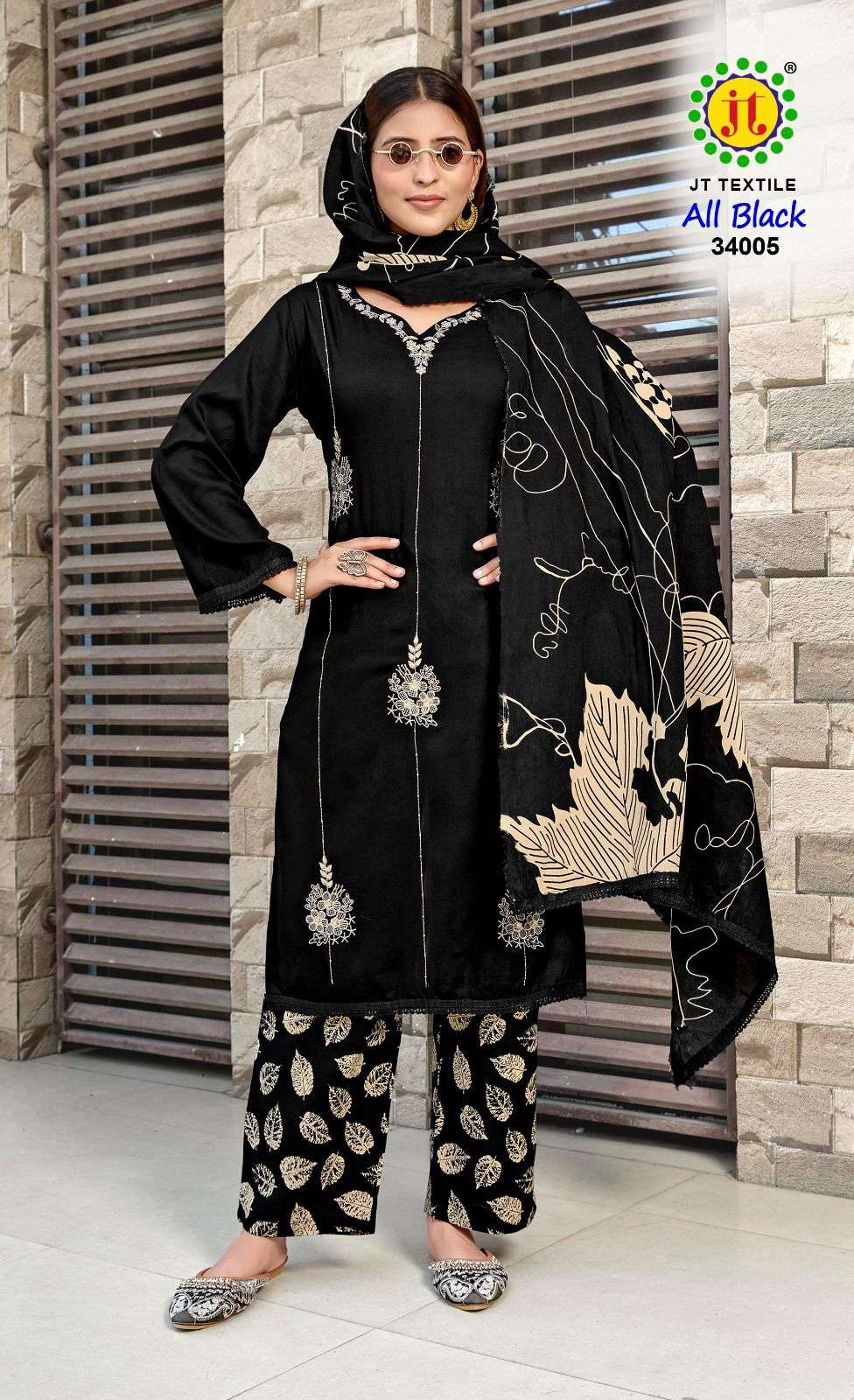 Jt Textile All Black Vol-34