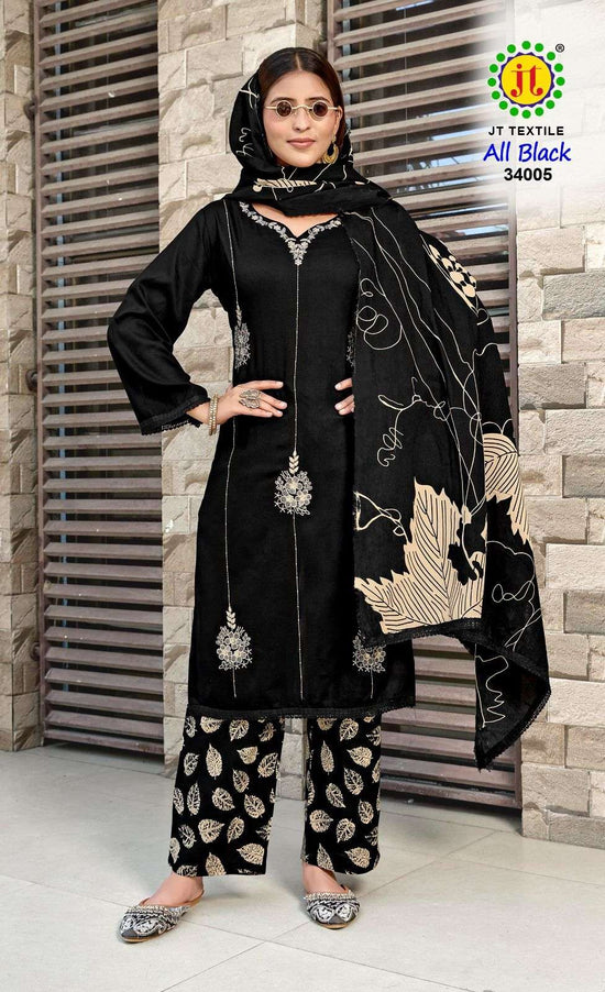 Jt Textile All Black Vol-34