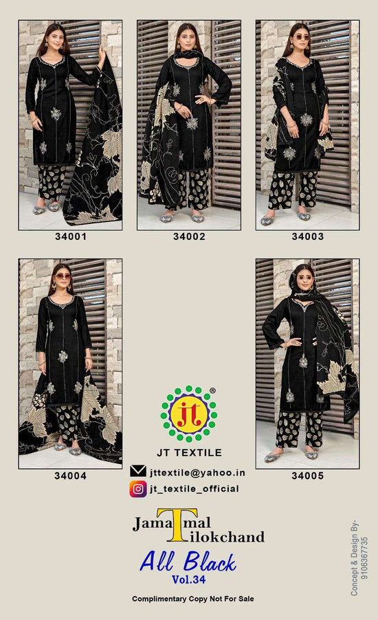 Jt Textile All Black Vol-34