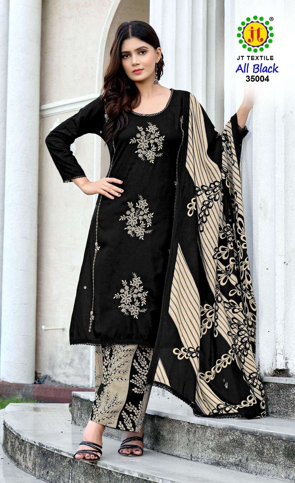 Jt Textile All Black Vol-35