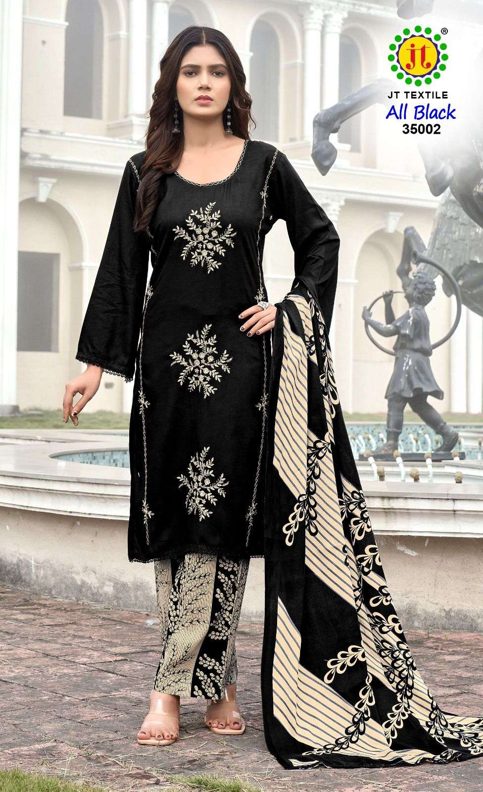 Jt Textile All Black Vol-35