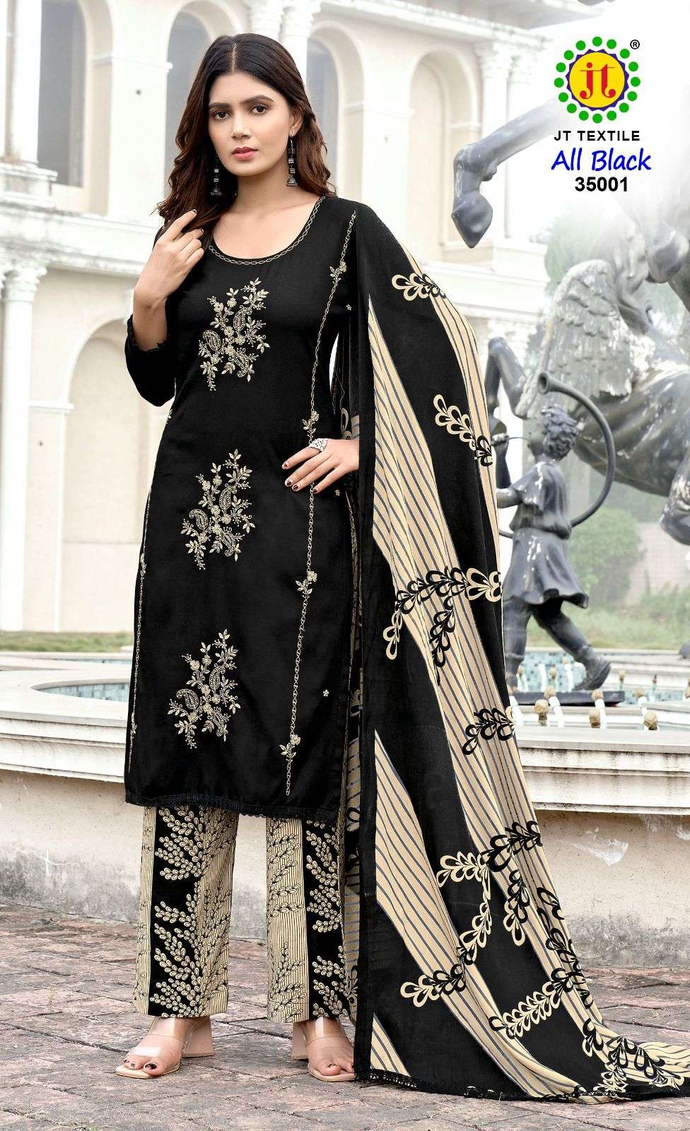 Jt Textile All Black Vol-35