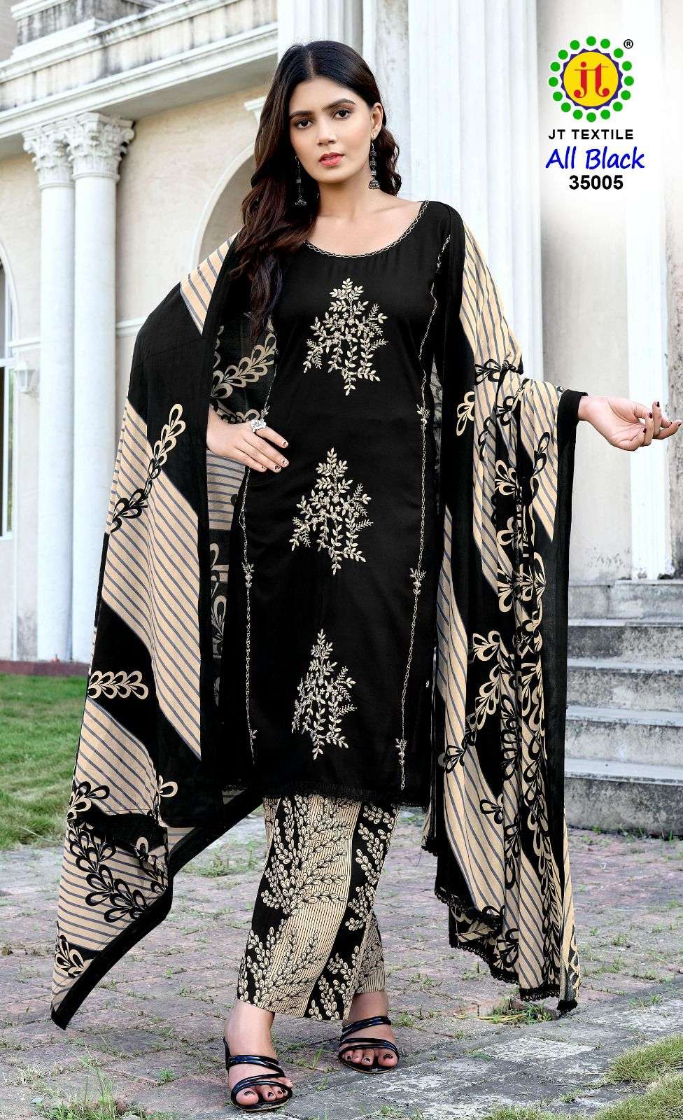 Jt Textile All Black Vol-35