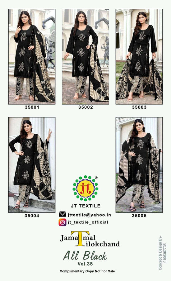 Jt Textile All Black Vol-35