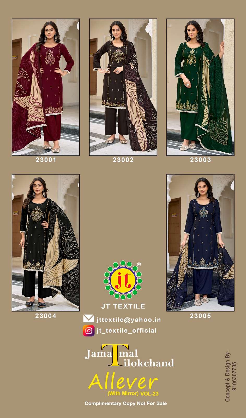 Jt Textile Allever Vol - 23 - Amrah Wholesale