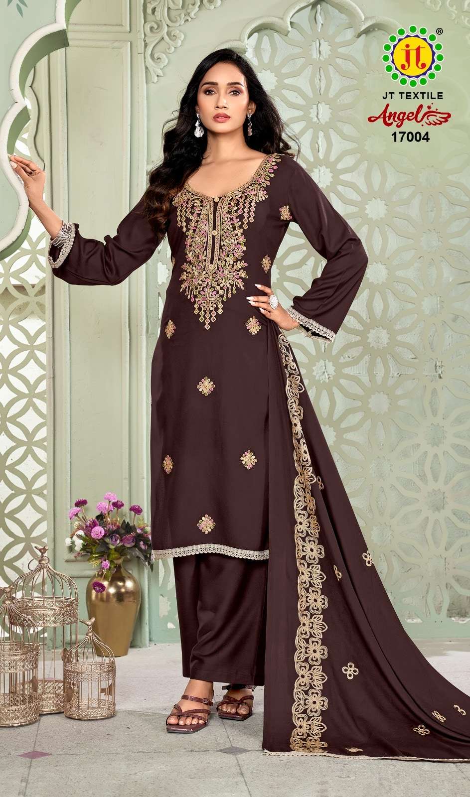 Jt Textile Angel Vol - 17 - Amrah Wholesale