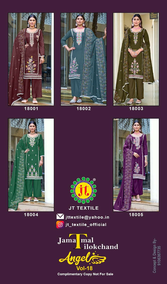 Jt Textile Angel Vol - 18 - Amrah Wholesale