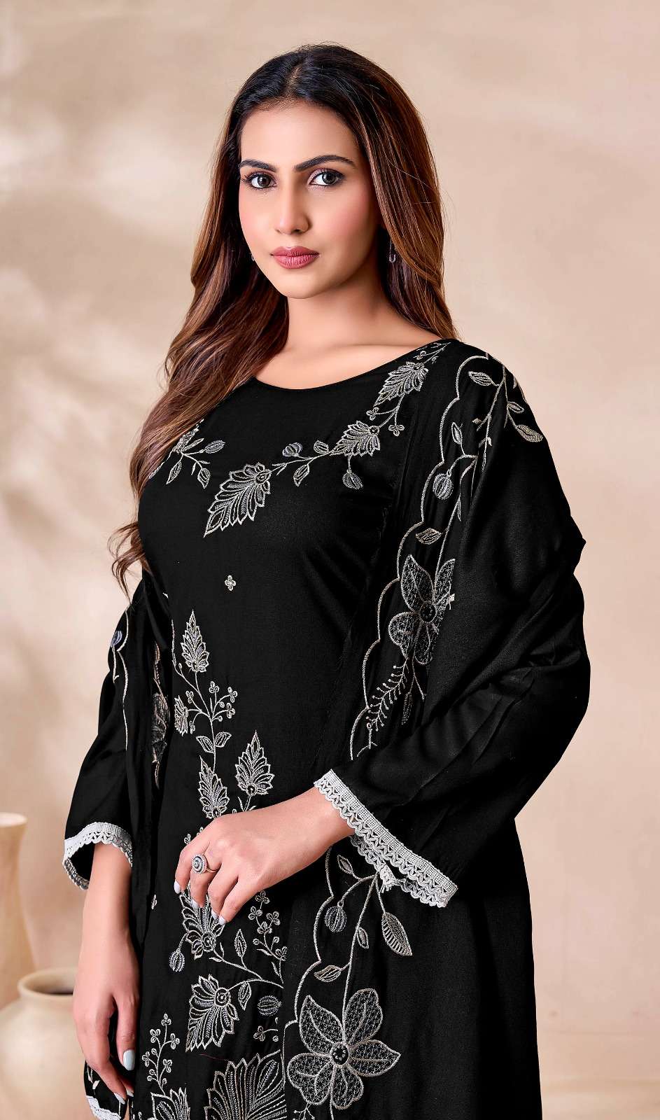 JT Textile Angel Vol 20 Rayon Embroidered Dress Material - Amrah Wholesale
