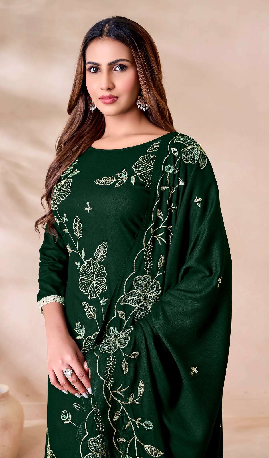 JT Textile Angel Vol 20 Rayon Embroidered Dress Material - Amrah Wholesale