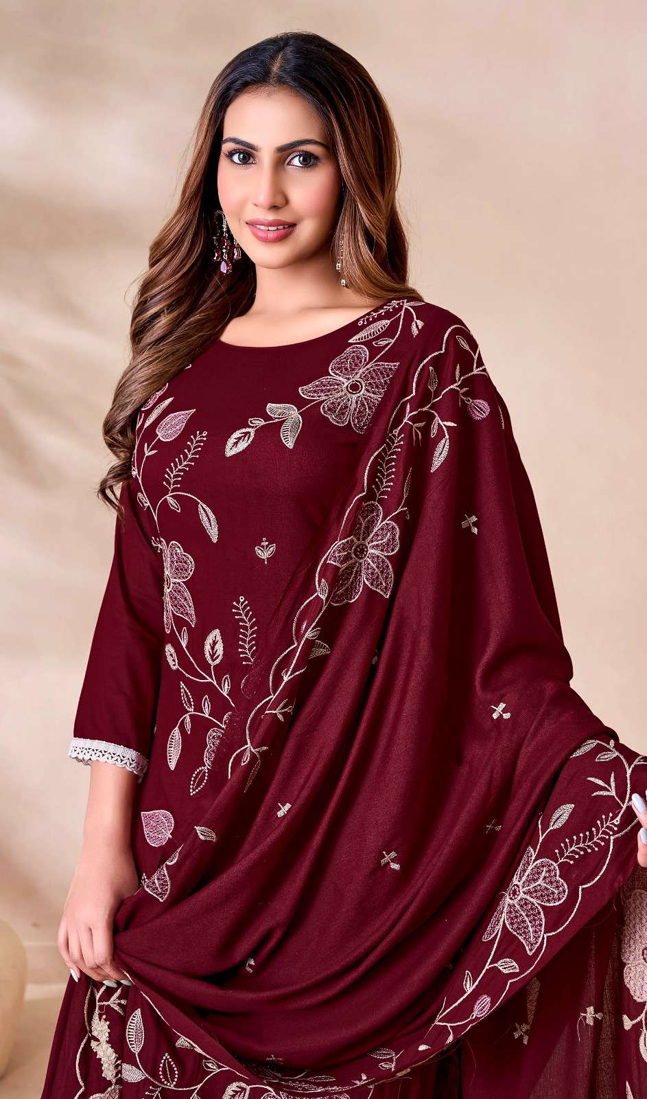 JT Textile Angel Vol 20 Rayon Embroidered Dress Material - Amrah Wholesale