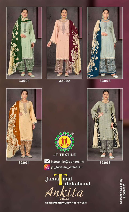 Jt Textile Ankita Vol-33