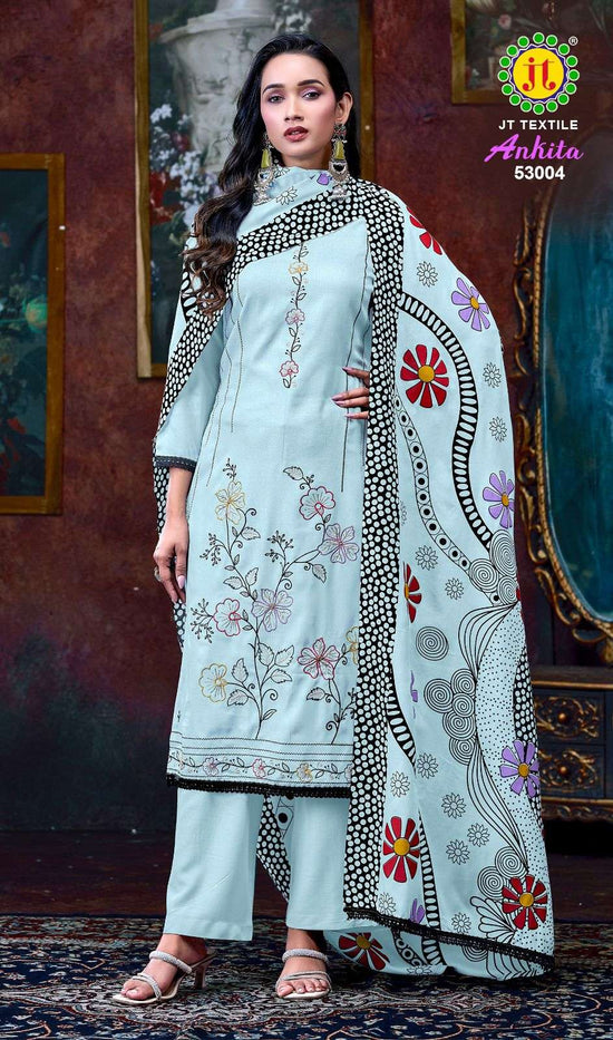 JT Textile Ankita Vol - 53 Rayon Printed Dress Material - Amrah Wholesale