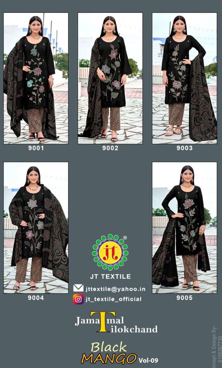 Jt Textile Black Mango Vol-09