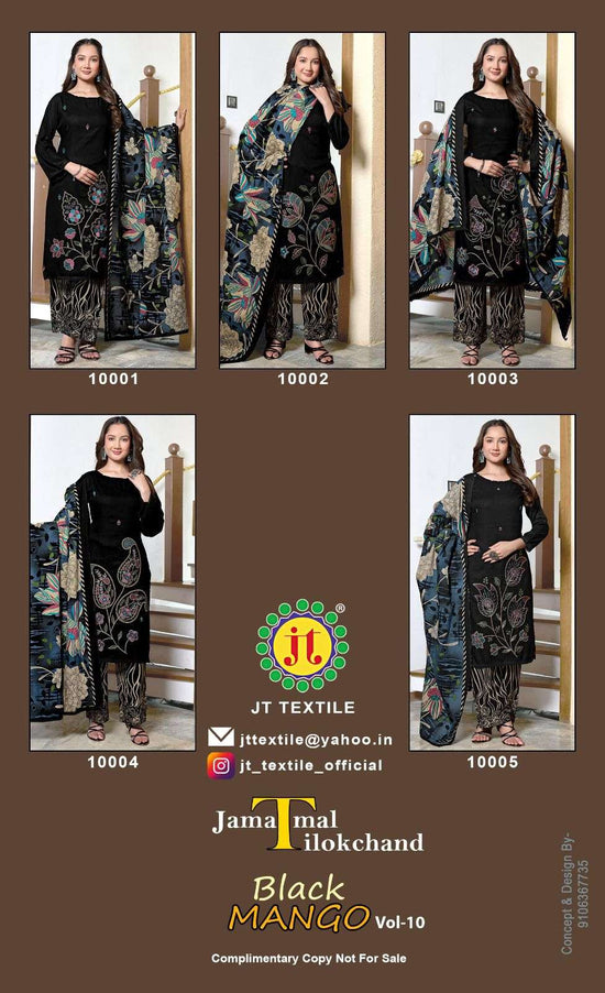 Jt Textile Black Mango Vol-10