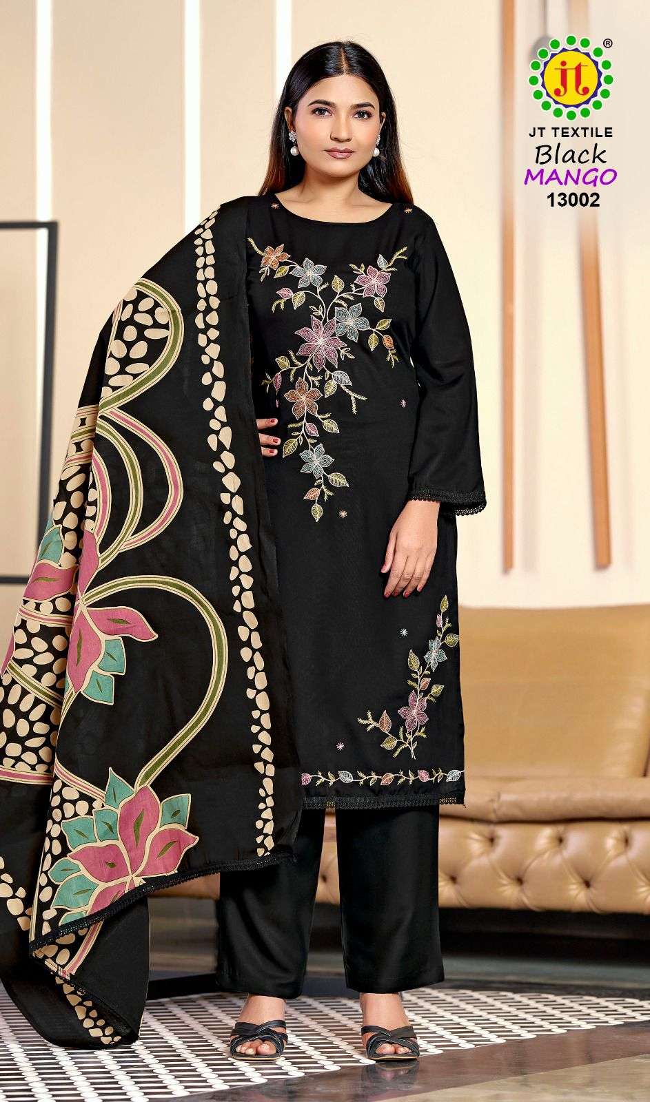 Jt Textile Black Mango Vol-13