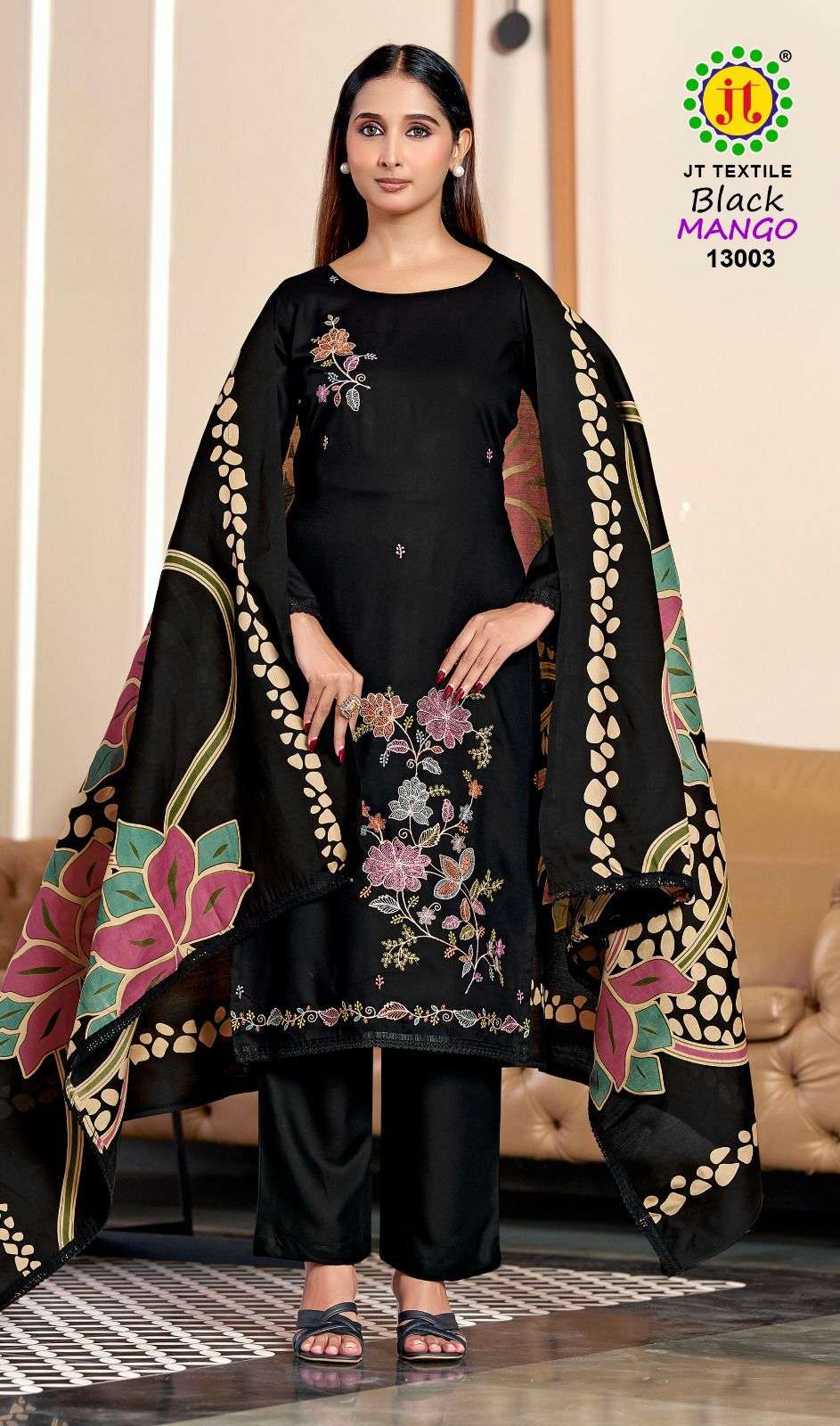 Jt Textile Black Mango Vol-13