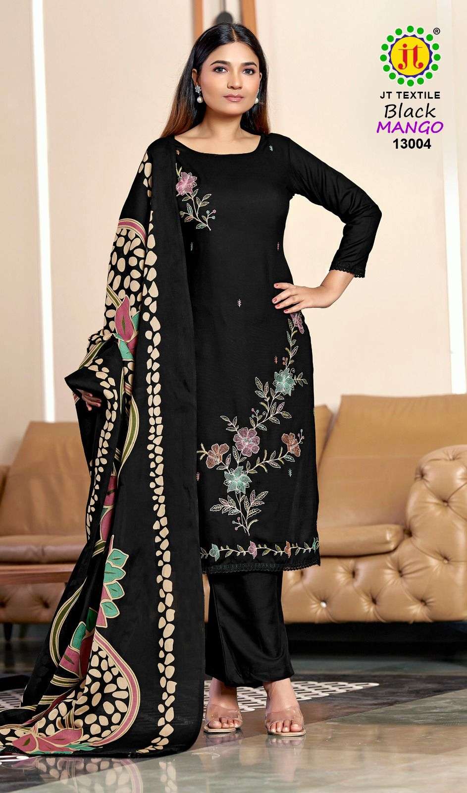 Jt Textile Black Mango Vol-13