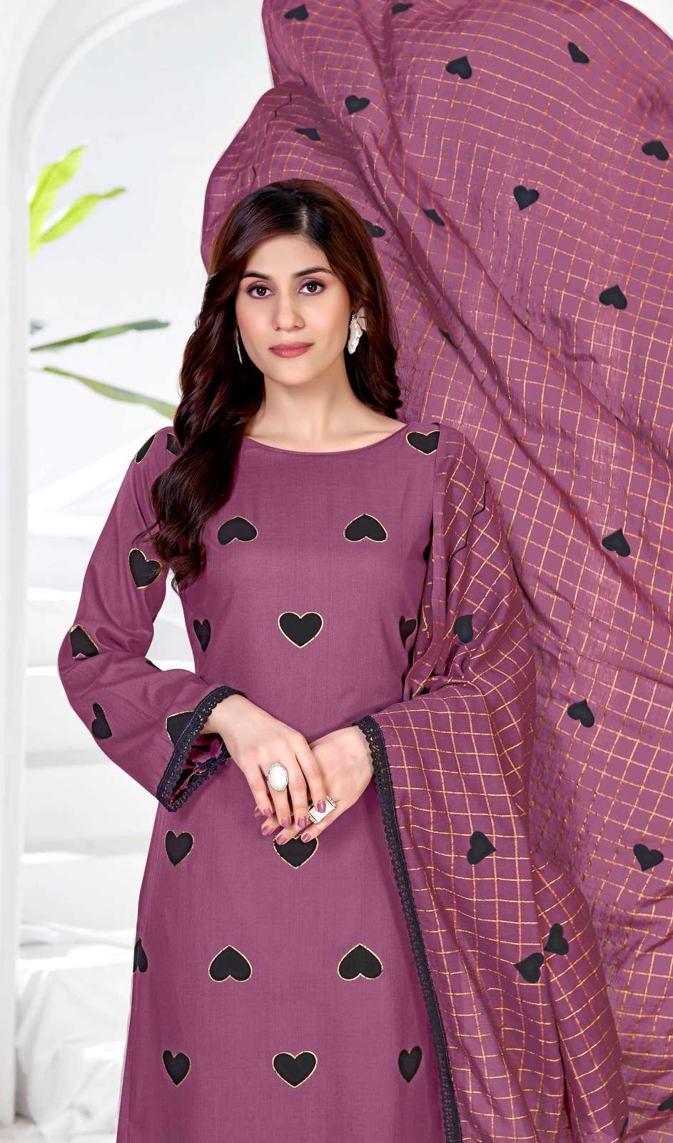 JT Textile Black Nigaar Vol 1 Rayon Dress Material