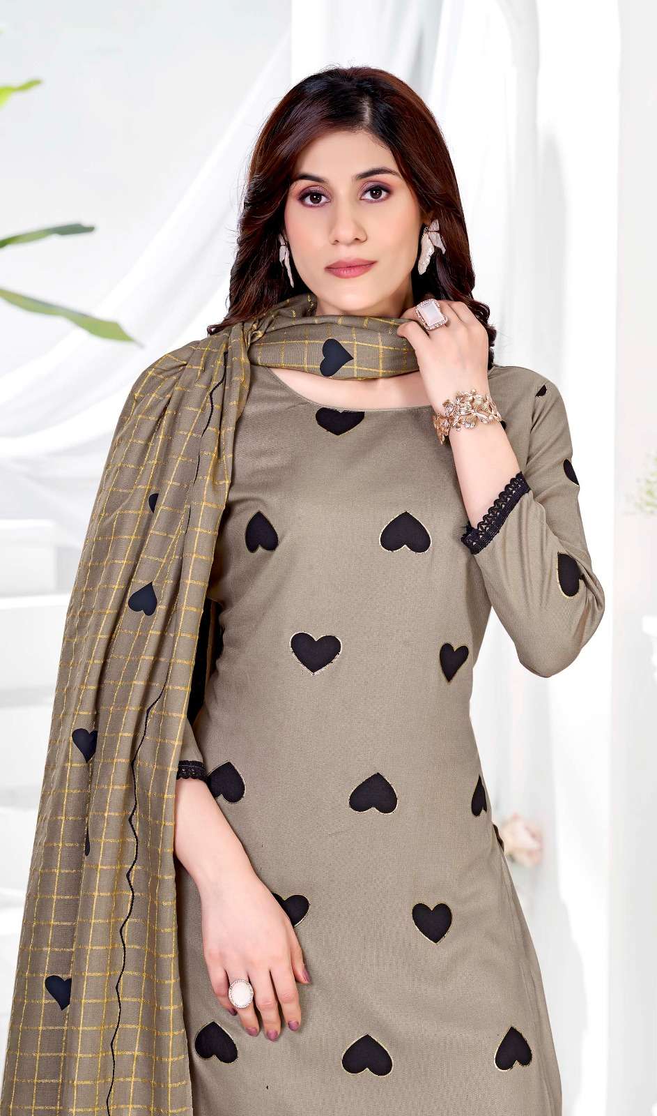 JT Textile Black Nigaar Vol 1 Rayon Dress Material