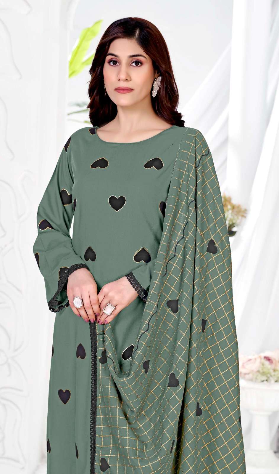 JT Textile Black Nigaar Vol 1 Rayon Dress Material