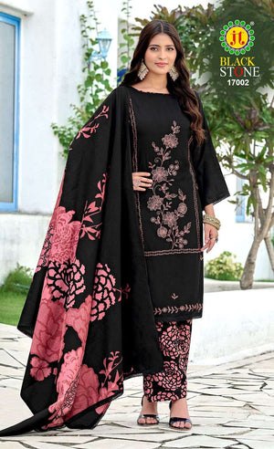 Jt Textile Black Stone Vol-17