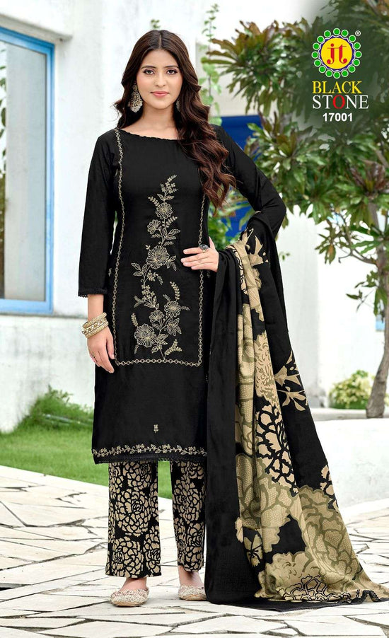 Jt Textile Black Stone Vol-17