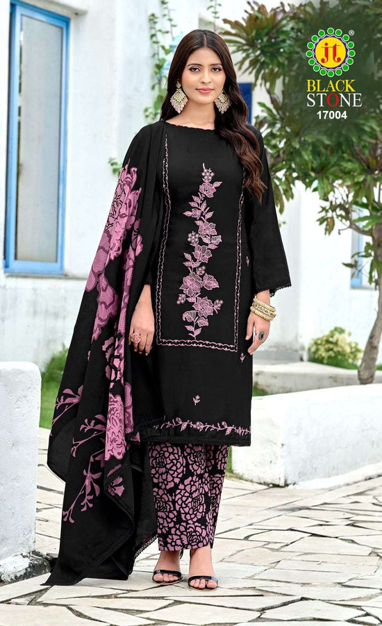 Jt Textile Black Stone Vol-17