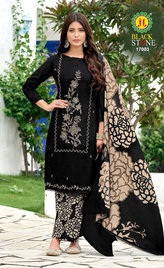 Jt Textile Black Stone Vol-17