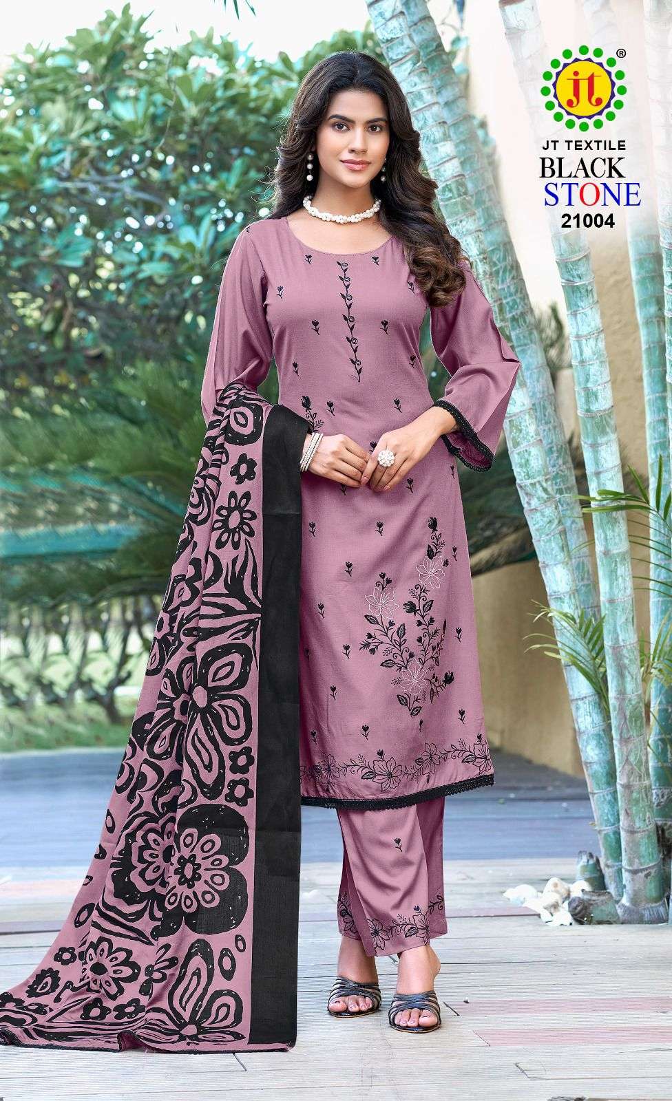 Jt Textile Black Stone Vol-21