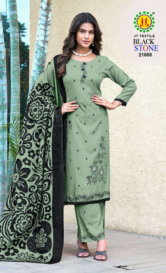 Jt Textile Black Stone Vol-21