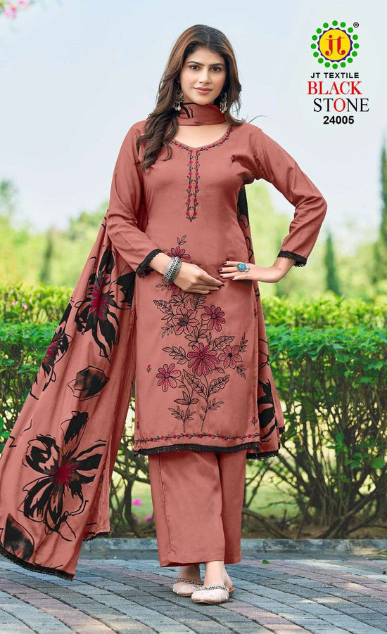 Jt Textile Black Stone Vol-24