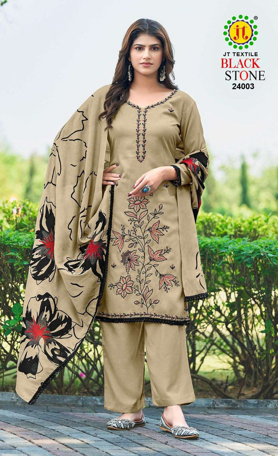 Jt Textile Black Stone Vol-24