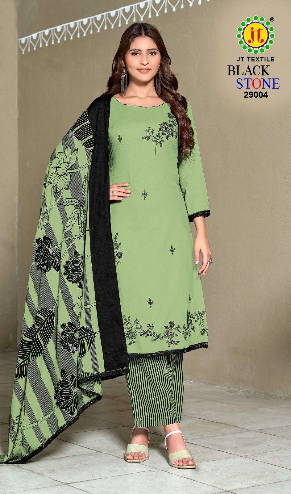 Jt Textile Black Stone Vol-29