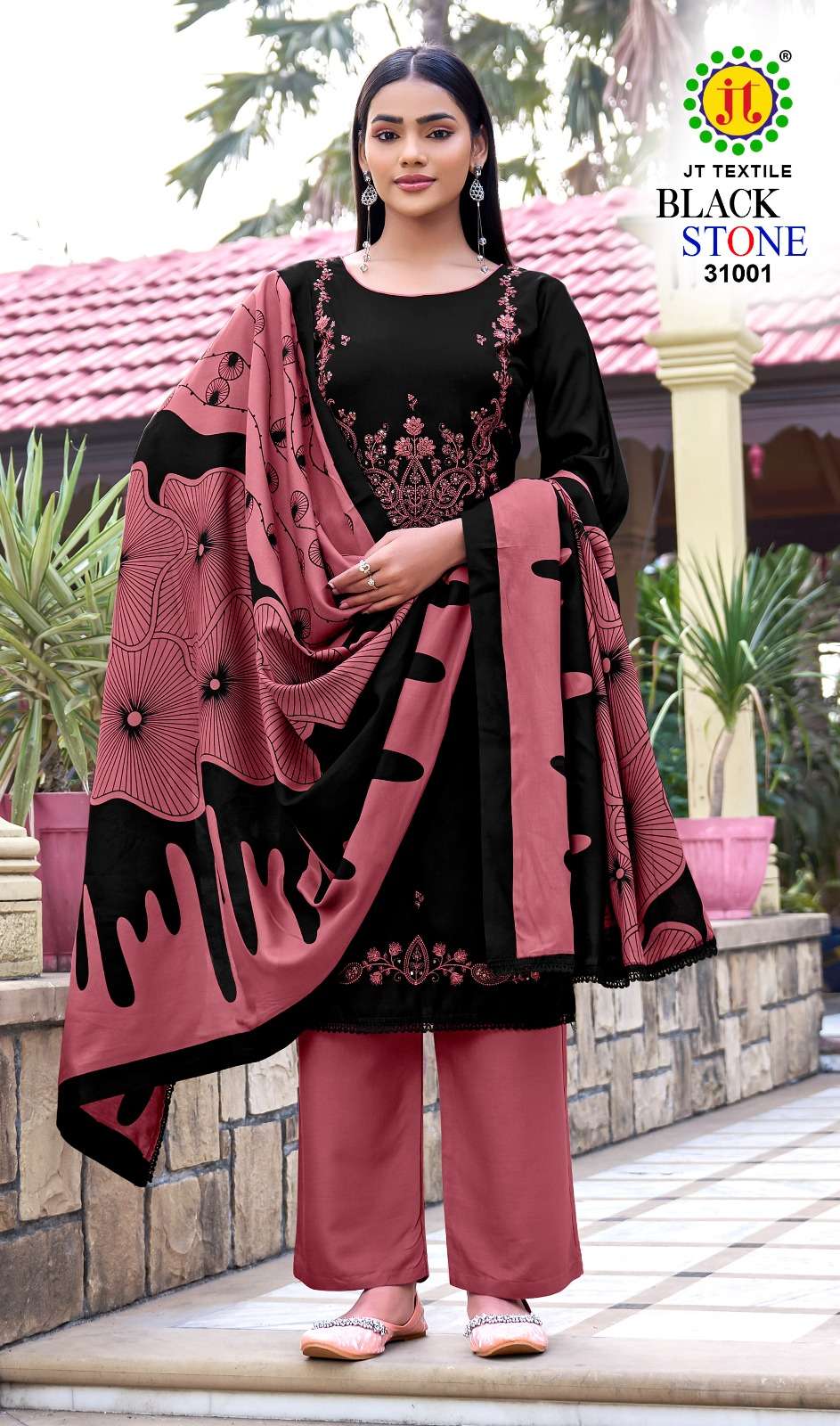Jt Textile Black Stone Vol-31