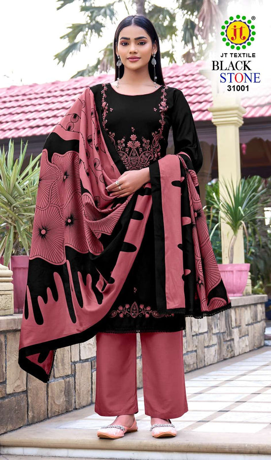 Jt Textile Black Stone Vol-31