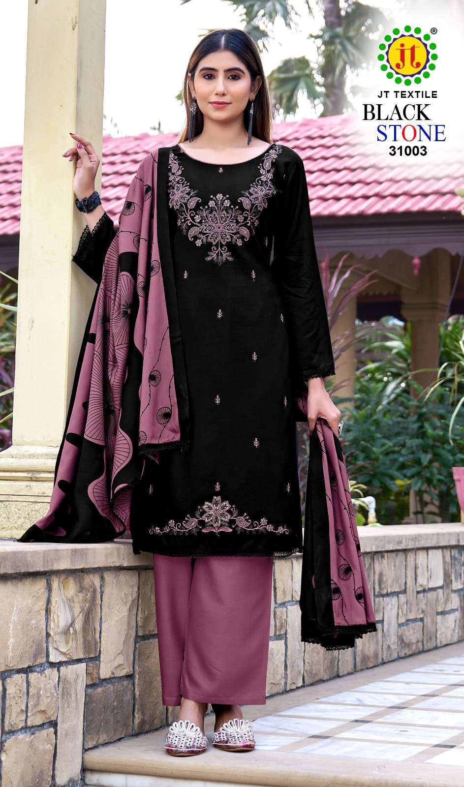 Jt Textile Black Stone Vol-31