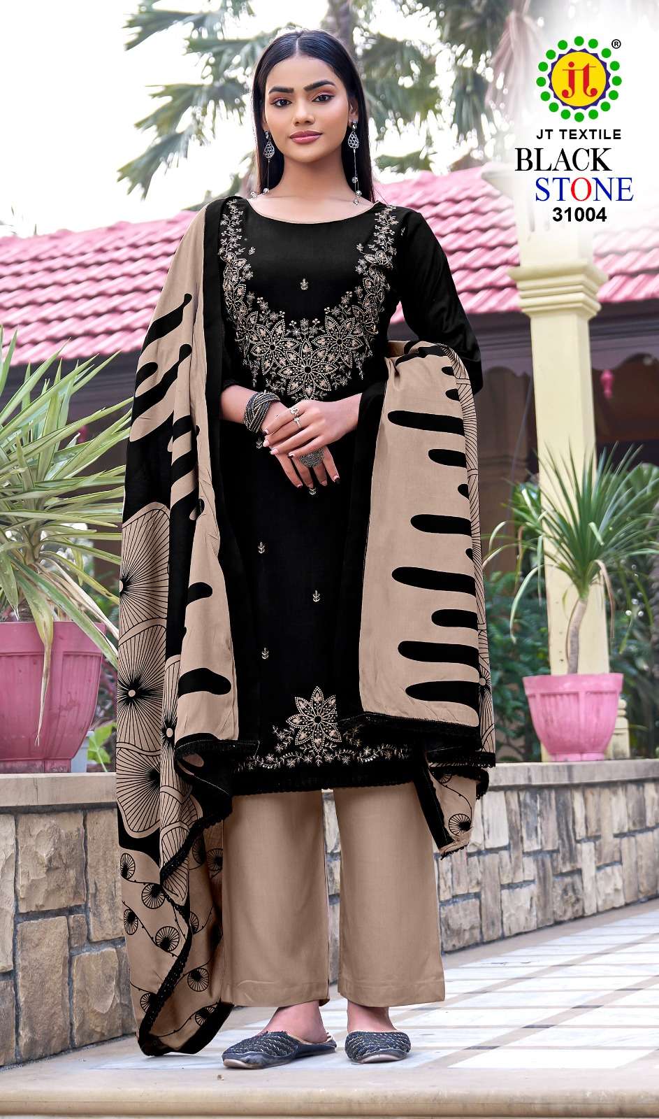 Jt Textile Black Stone Vol-31