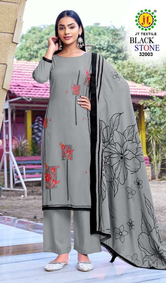 Jt Textile Black Stone Vol-32