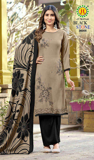 Jt Textile Black Stone Vol-36