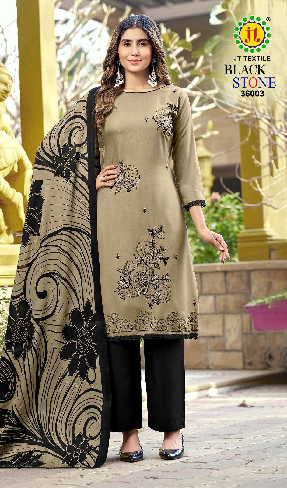 Jt Textile Black Stone Vol - 36 - Amrah Wholesale